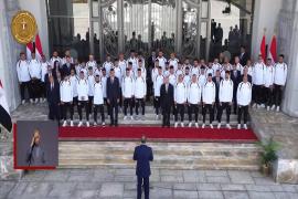 أول تعليق من اتحاد الكرة بعد تكريم الرئيس السيسي لمنتخب مصر