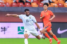 الدباغ يسجل ويقود فلسطين للفوز على الصين بخماسية وديا
