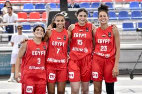 منتخب مصر للسيدات 3×3 يهزم ألمانيا في بطولة السلة العالمية
