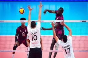 منتخب مصر يهزم غانا في كأس الأمم الإفريقية للكرة الطائرة
