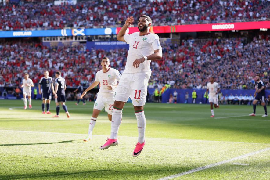 ترتيب مجموعة المغرب في كأس العالم بعد الفوز على اسكتلندا