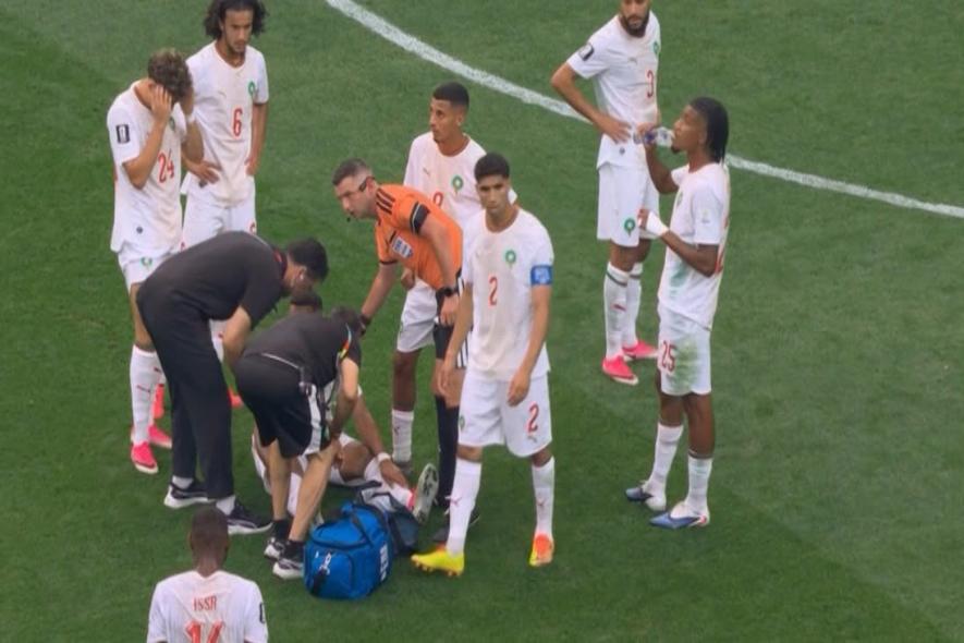 إصابة صيباري تربك المغرب أمام كندا في كأس العالم 2026