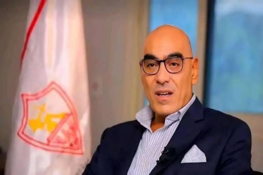 رسالة دعم من الزمالك لنائب الرئيس هشام نصر بعد أزمته الصحية