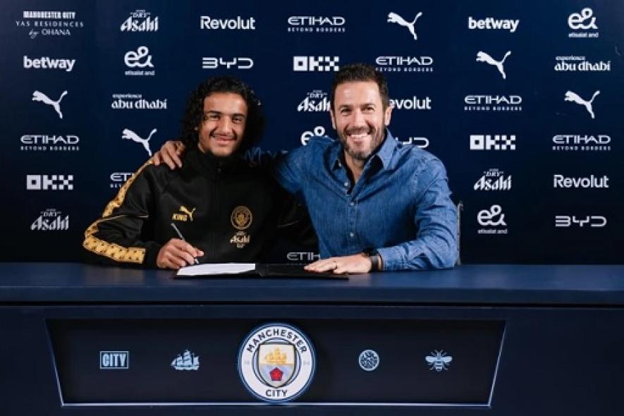 مانشستر سيتي يعلن ضم المغربي أيوب بوعدي حتى 2031