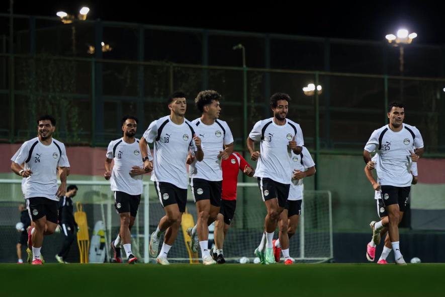 منتخب مصر يواصل تدريباته استعدادًا لمواجهة أنجولا في تصفيات أمم أفريقيا