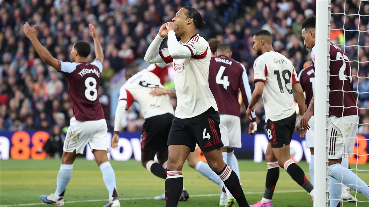أستون فيلا يضرب ليفربول بـ4 أهداف في الدوري الإنجليزي