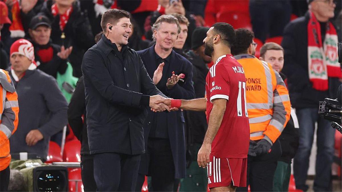 جيرارد يعلق على رحيل محمد صلاح من ليفربول