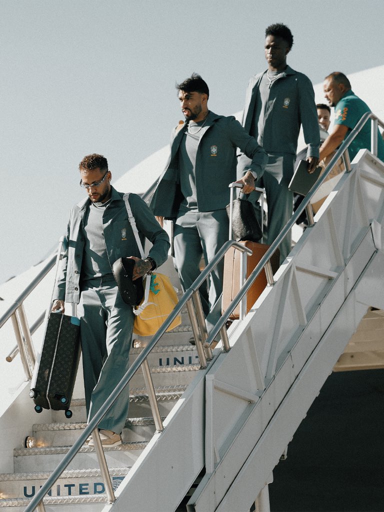 منتخب البرازيل يصل أمريكا استعدادًا لمواجهة مصر وديًا قبل كأس العالم