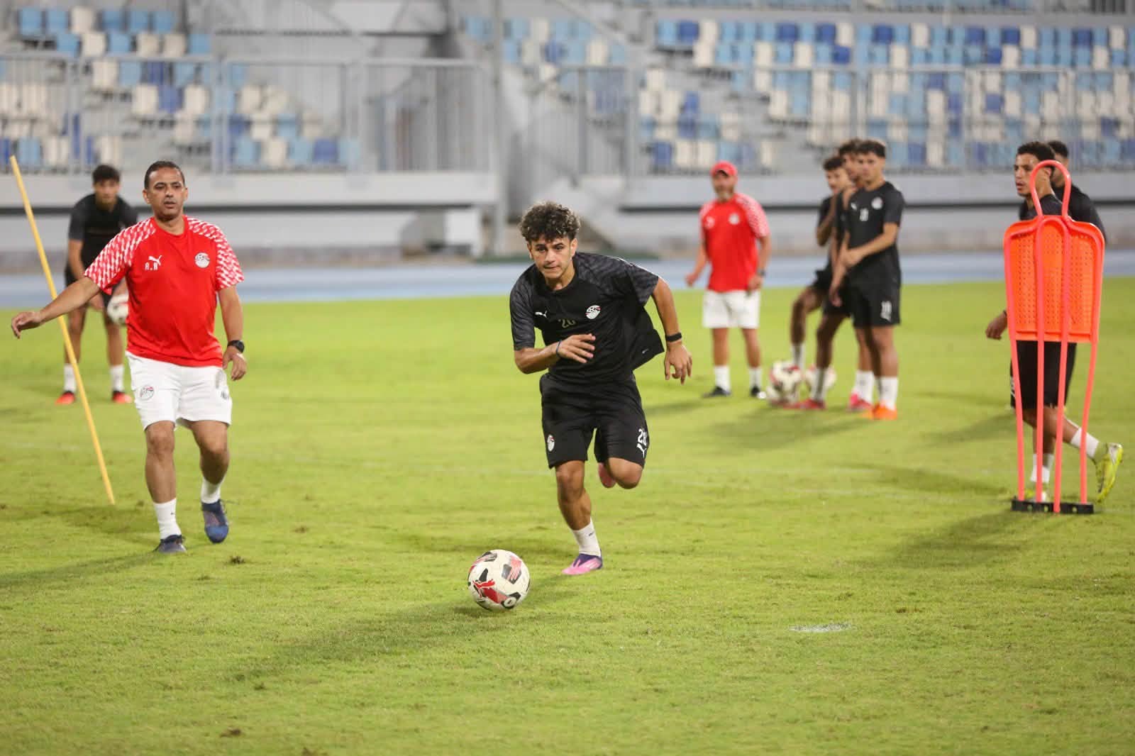 منتخب الشباب يواصل استعداداته لمواجهة ليبيا في افتتاح تصفيات شمال أفريقيا